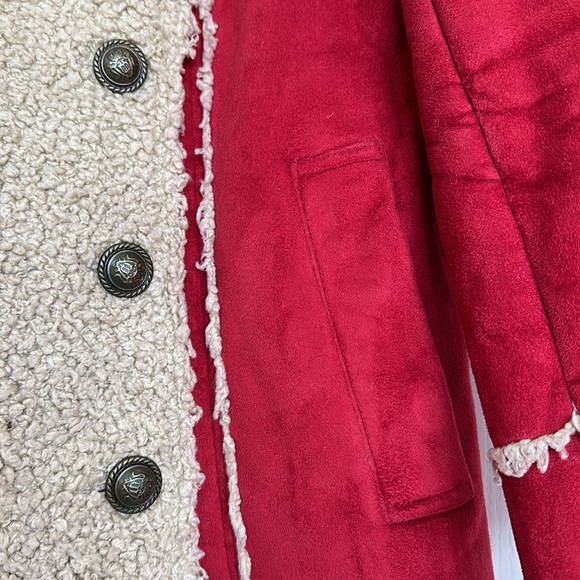 Tasha Polizzi Collection Red Penny Lane Coat Jacket - Picture 9 of 9